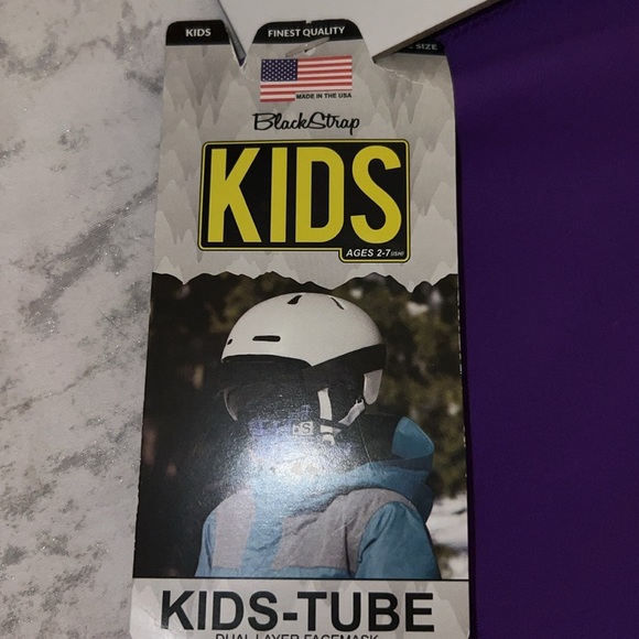 NWT Blackstrap Kids Tube Dual Layer Facemask Ages 2-7 - Picture 6 of 7